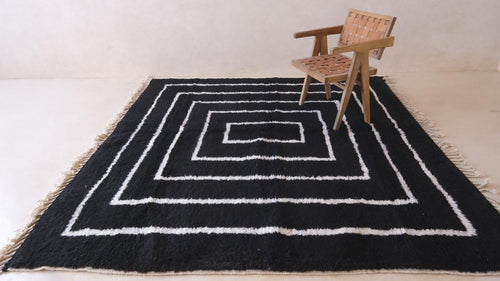 AFK Living vloerkleed Berber - handgemaakt - Wol - 80 x 240 cm
