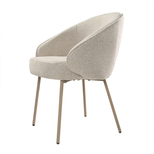 Calicosy - Stoelen set van 2 PIA - beige 62x60x81 cm