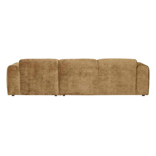 WOOOD chaise longue bank rechts Cloud - Chenille - Geel - 80x280x165