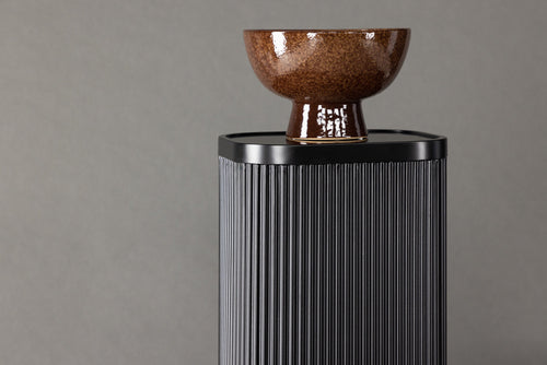 Rebellenclub Bijzettafel Sefo - Ø30 cm - Zwart