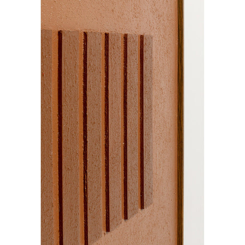 Kare Design Schilderij Art Row 100x100cm bruin