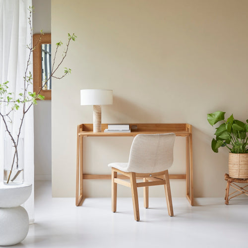 Tikamoon Vouwbureau van licht massief teakhout - Naturel - vtwonen shop