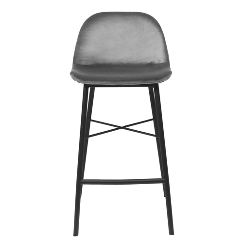 Kick barkruk Jeff - Donkergrijs - vtwonen shop