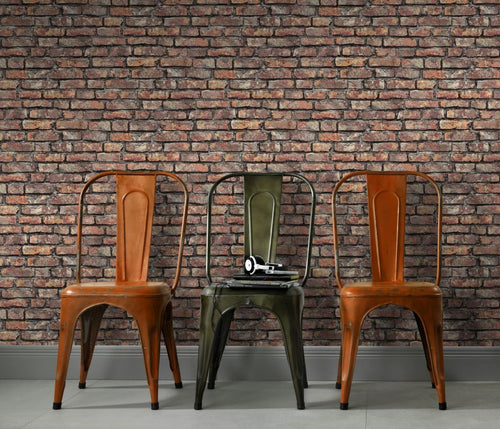 erismann behang steen bruin - 53 cm x 10.05 m - 661386 - vtwonen shop