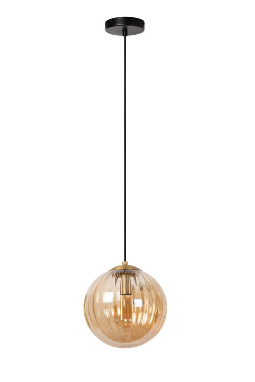 Lucide hanglamp MONSARAZ - 1xE27 - Amber - vtwonen shop