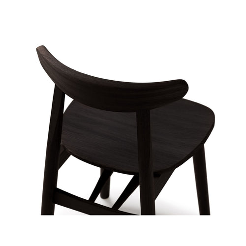 Set van 2 stoelen Elie hout donker walnoot - 42x47x80cm