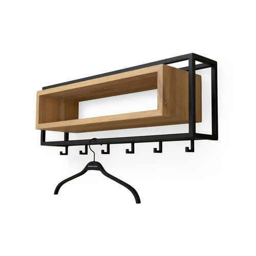 Spinder Design kapstok School 80 - Zwart - 6 haken