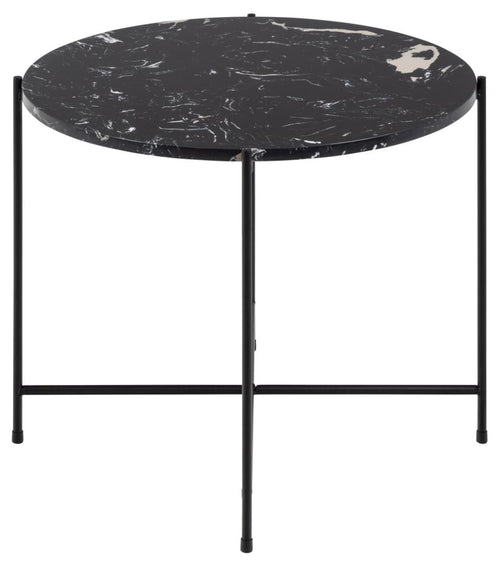 Rebellenclub Bijzettafel Romo - Ø52 cm - zwart - vtwonen shop