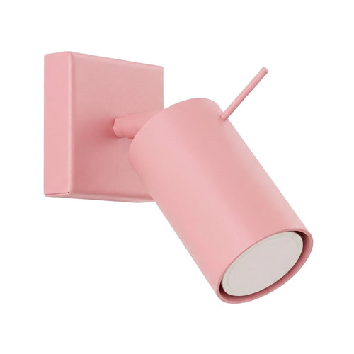 Sollux Lighting Wandlamp RING roze - 8x16x8cm
