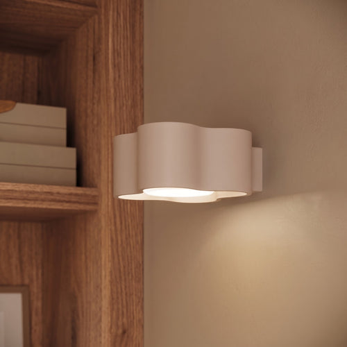 Sollux Lighting Wandlamp OVIO taupe Gx53 - 12x14,5x6cm