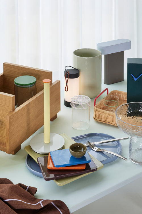 Hübsch vaas Aino - glas - ø22xh19cm - vtwonen shop