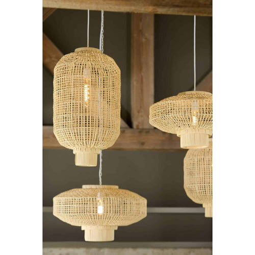 Light & Living hanglamp Dorzan - bruin - Ø37cm