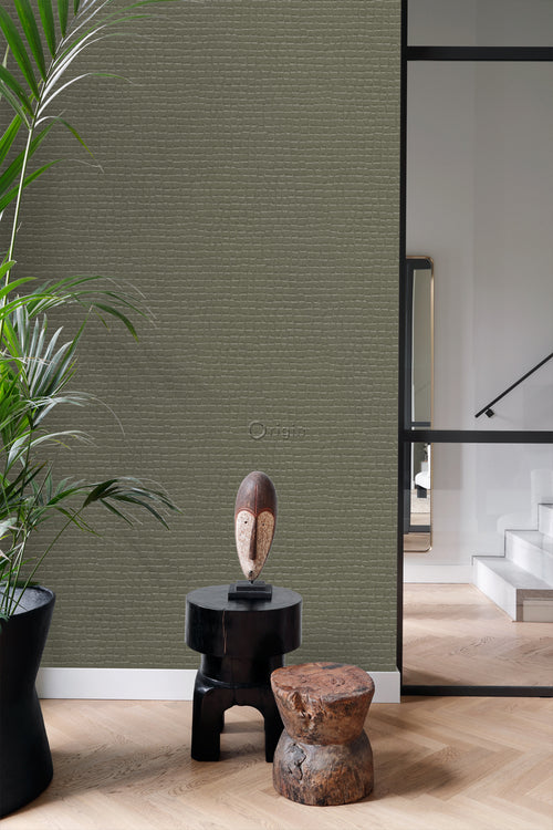 Origin Wallcoverings behang krokodillenhuid taupe - 0,53 x 10,05 m - 347779 - vtwonen shop