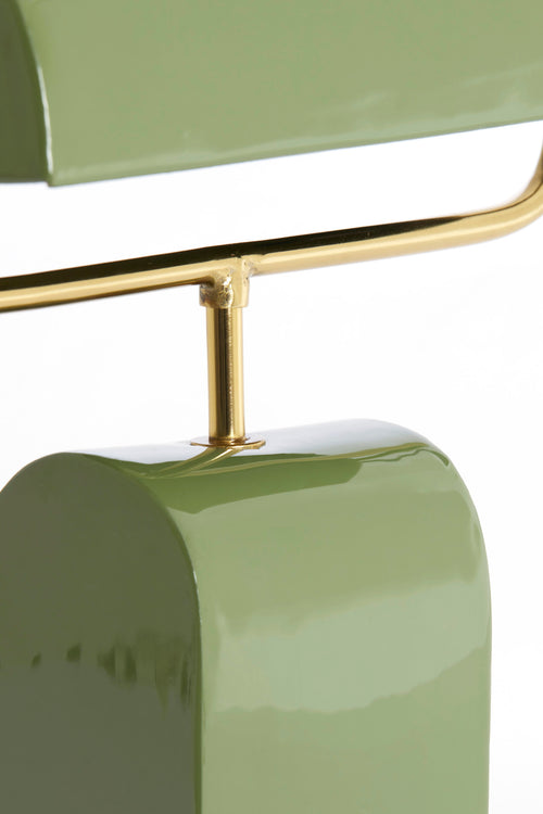 Light & Living tafellamp CARDONA - groen - 35x15.5x38cm