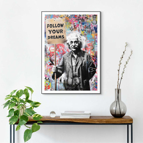 Reinders schilderij Follow Your Dreams - 70x50cm