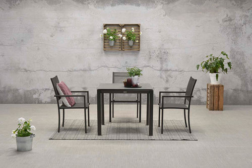 Moon dining fauteuil - carbon black - antraciet - vtwonen shop