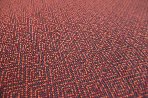 Jackies vloerkleed 8608 Diamond - Rood - 140 x 200 cm