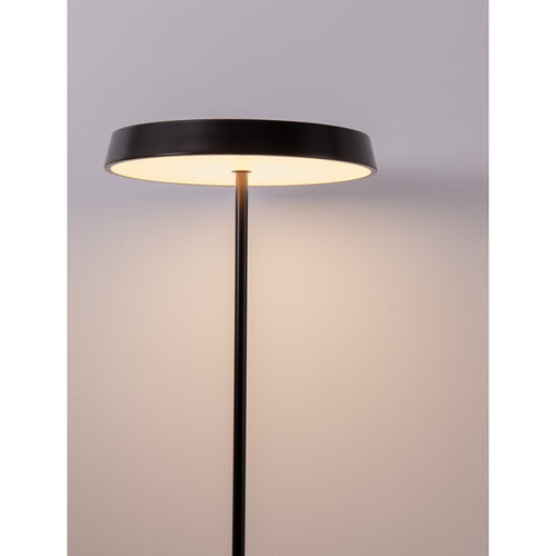 Nova Luce VETRO Geïntegreerde LED-vloerlamp, matzwart, 33W LED, 2666lm, 3000K, aan/uit-schakelaar.
