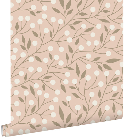 ESTAhome behang bloemmotief roze - 50 x 900 cm - 139590