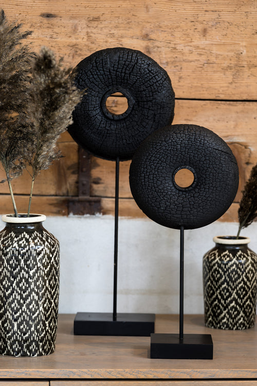 Light & Living ornament OLUMI - 28x10.5x65.5cm - zwart