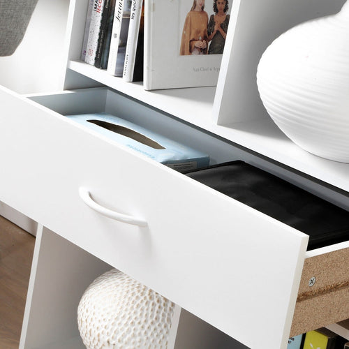 CALICOSY - Opbergplank met 4 compartimenten - 29,5x62x80 cm
