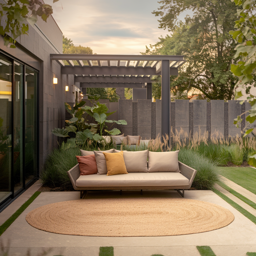 Mrcarpet Buitenkleed Jute Ovaal Outdoor Breeze Naturel 160 x 230cm - vtwonen shop