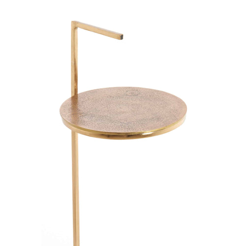 Light & Living bijzettafel Leda - wit - Ø26cm
