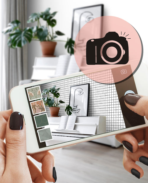 ESTAhome behang geblokt motief zwart wit - 50 x 900 cm - 131272 - vtwonen shop