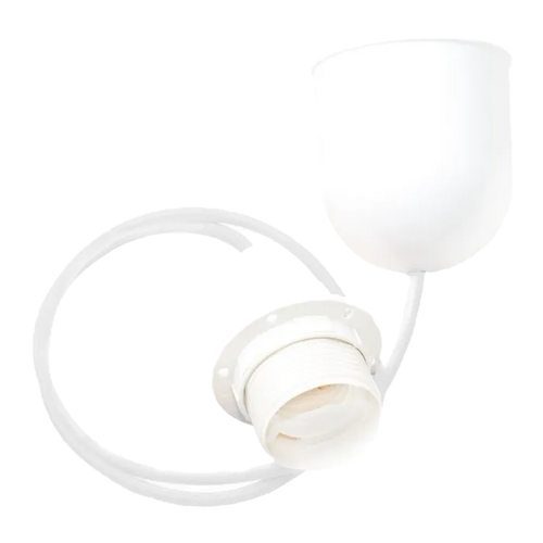 Bomerango Original M houten hanglamp medium - met koordset wit - Ø 37 cm - vtwonen shop