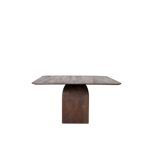 LABEL51 Eettafel Ingo - Donkerbruin Mangohout - 140x140x76cm