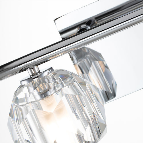 Elstead Quoizel Regalia Wandlamp Gepolijst Chroom, 3000K, IP44