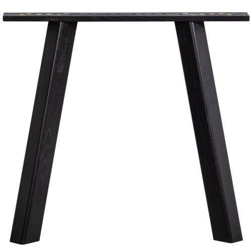 WOOOD Haarlem 4-standen poot - Eiken - Zwart - Set van 2 - vtwonen shop