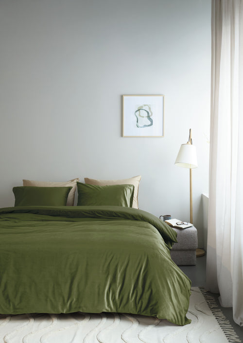 Ambiante  Velvety - 240 x 200/220 cm - Groen - vtwonen shop
