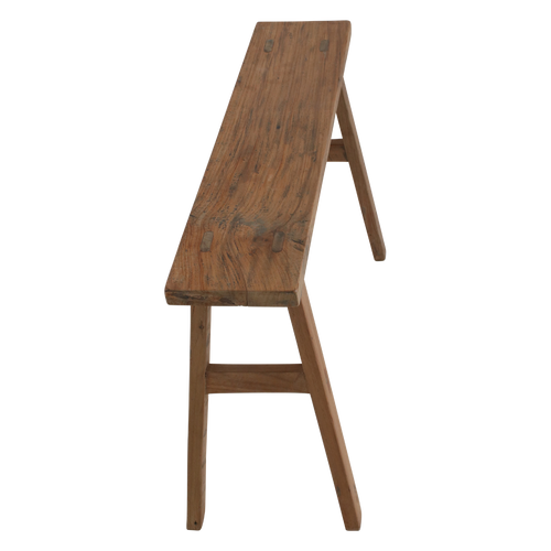 Raw Materials Java carpenter bijzettafel/bankje - Gerecycled hout - 80x17x50 cm