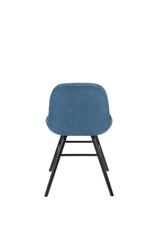 Zuiver Albert Kuip Soft Eetkamerstoelen Blauw - Set van 2 - vtwonen shop