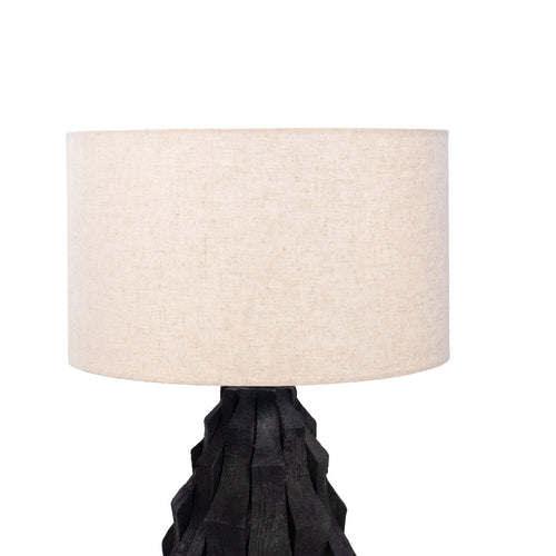 Giga Meubel Tafellamp Matteo - Zwart/Beige