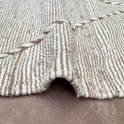 AFK Living vloerkleed Berber - handgemaakt - Wol - 80 cm x 240 cm