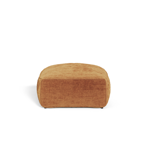 Premium Interiors - Zitzak LOMI - gewaafd fluweel karamel 75cm
