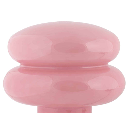 Leitmotiv tafellamp Incesante Double Ring - Paddenstoellamp - roze - Ø20cm
