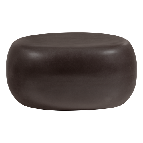 vtwonen bijzettafel Pebble - Betonlook - Donkerbruin - 31x65x49