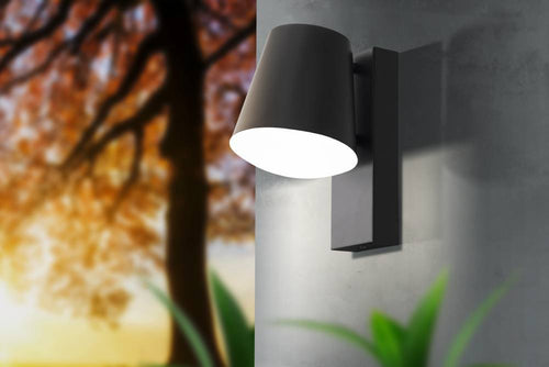 EGLO wandlamp buiten Caldiero - e27 - 24 cm - antraciet/wit - vtwonen shop