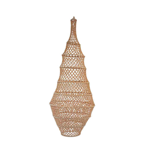 MÔMÉ Hanglamp Numa - zand - viscose  - Ø 40 cm / H 110 cm - fishnet design - vtwonen shop