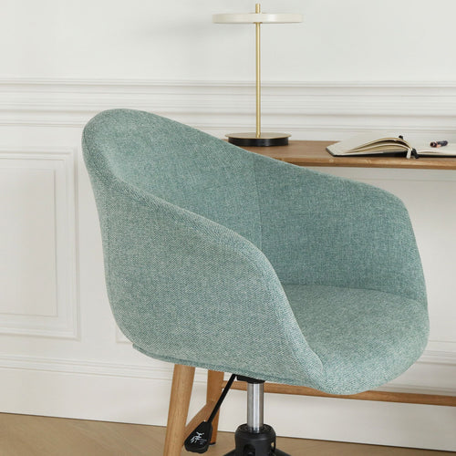 Nolon Nout-Otis Bureaustoel Zacht Groen - Armleuningen - Zwart - vtwonen shop