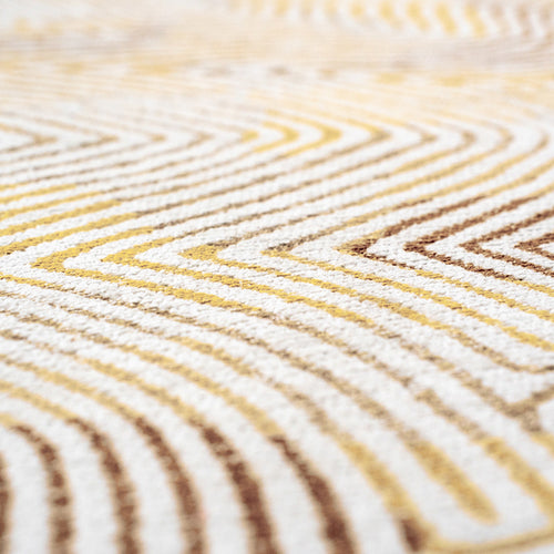 Louis De Poortere vloerkleed Yellow Hippy - geel - 240x240cm - vtwonen shop