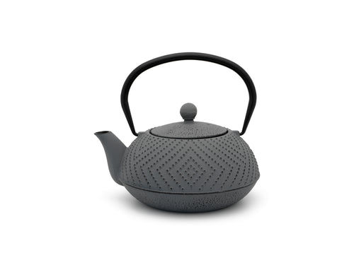 Bredemeijer Theepot Fujian 1.2L met filter warm grijs - theezeef - vtwonen shop