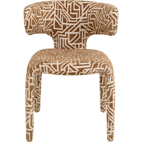 Kare Design Stoel Tobi Maze bruin