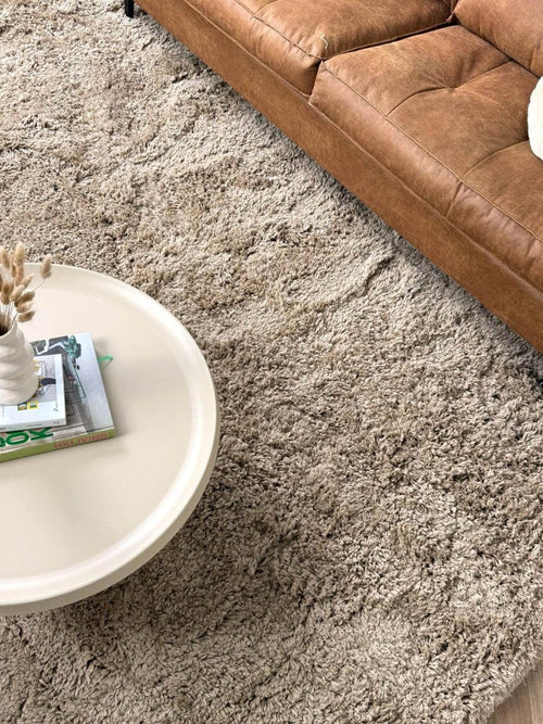 Interieur05 vloerkleed Pilo - hoogpolig - taupe - 160 x 230 cm