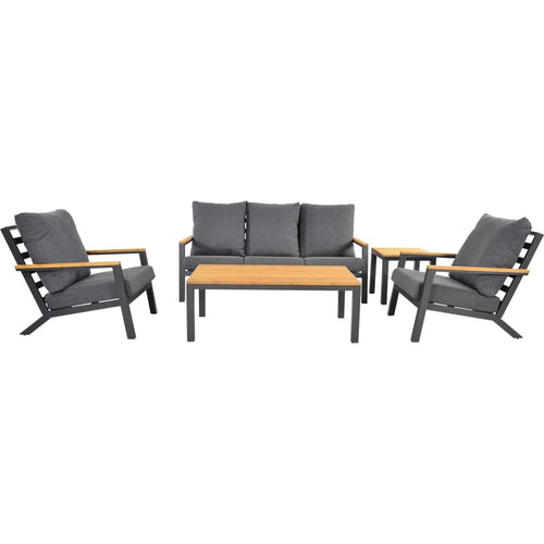 Lesli Living loungebank Donnan - antraciet - 175x99x79cm