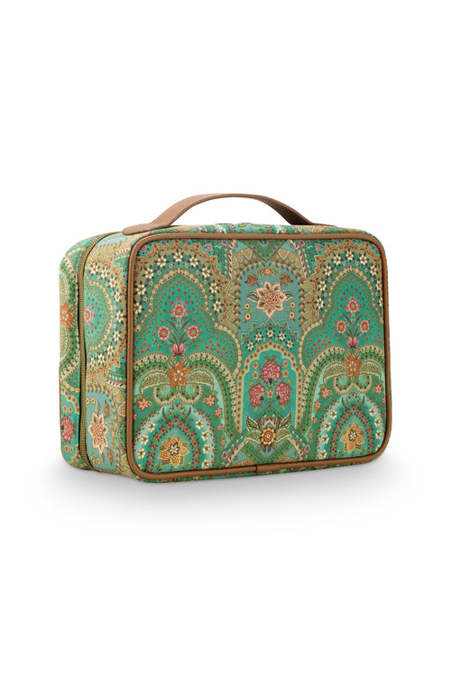 Pip Studio - Casey Beautycase Dames - Jabali - Groen - 27x10x19cm - vtwonen shop