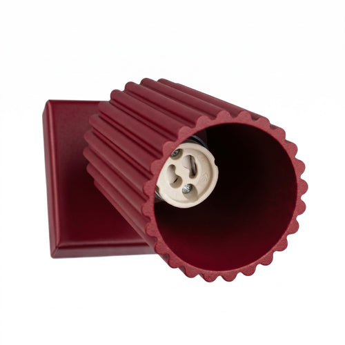 Sollux Lighting Wandlamp KARBON bordeaux - 8x16x16cm